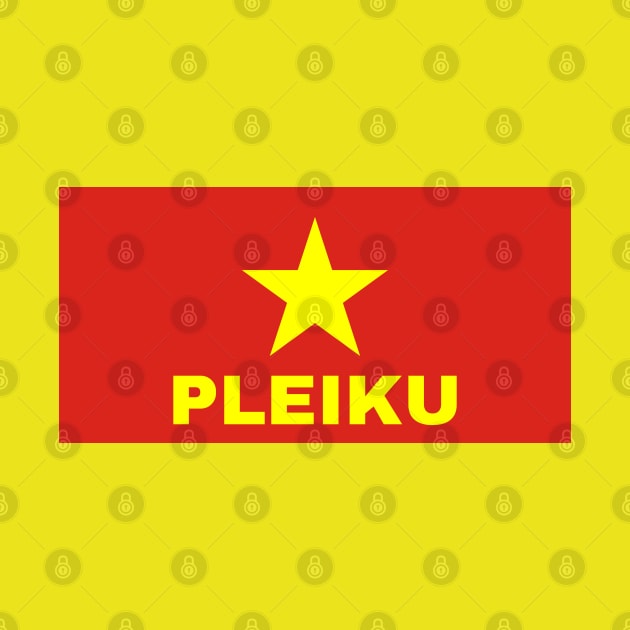Pleiku City in Vietnamese Flag by aybe7elf