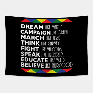 Dream Like Martin Black History Month Tapestry