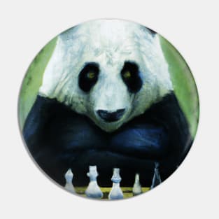 Panda Plays Chess Pin