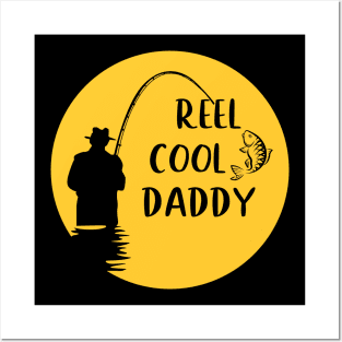 Reel Badass Papa - Fishing Papa - Posters and Art Prints