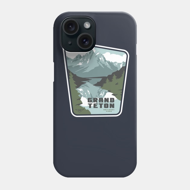 Grand Teton National Park Design Phone Case by Terrybogard97