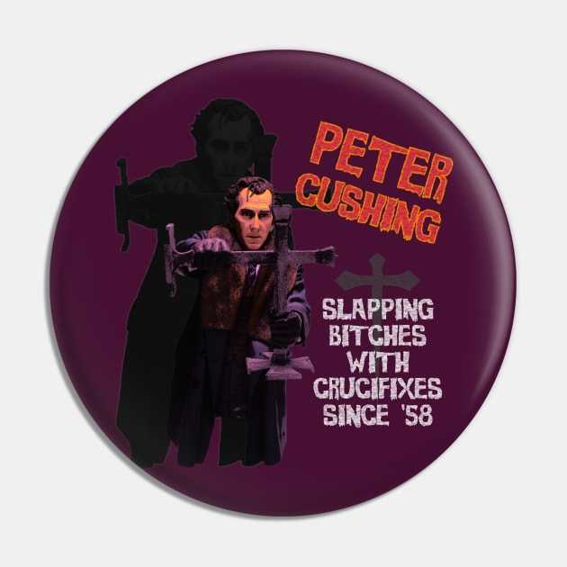 Peter Cushing Pin by RiottDesigns