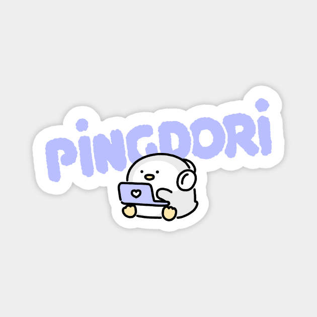 pingdori_laptop Magnet by sick_yaki