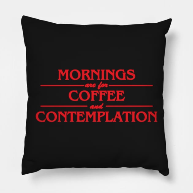 Mornings Pillow by old_school_designs