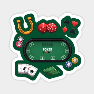 Poker Elements Magnet