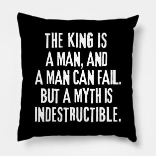 A myth is indestructible. Pillow