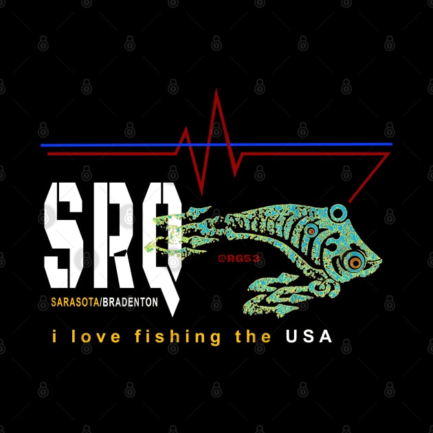 Sarasota and Bradenton, SRQ, I love fishing the USA by The Witness