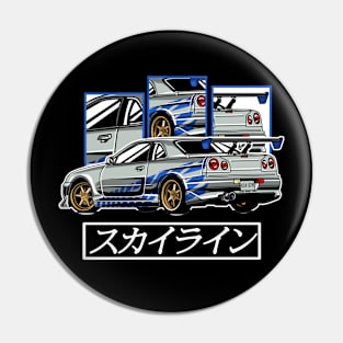 NISSAN GTR R34 Pin