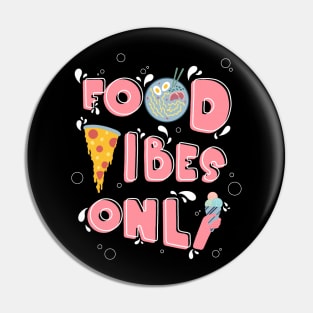 Food Lovers Illustration Pin