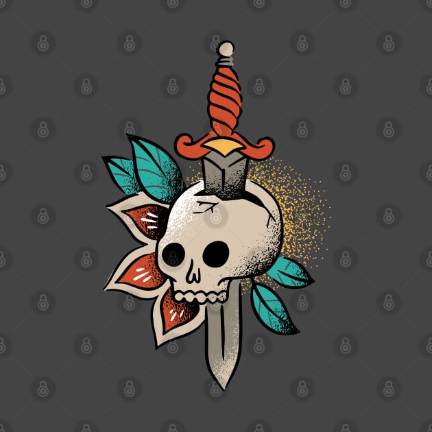 Dagger Skull by MimicGaming