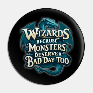 Wizard gamers Pin