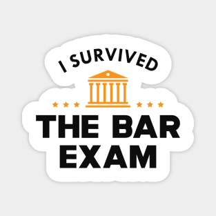 Bar exam survivor - I survived the bar exam Magnet