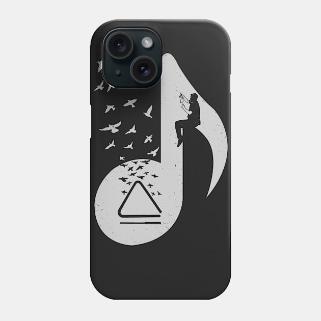 Musical note - Triangle Phone Case by barmalisiRTB