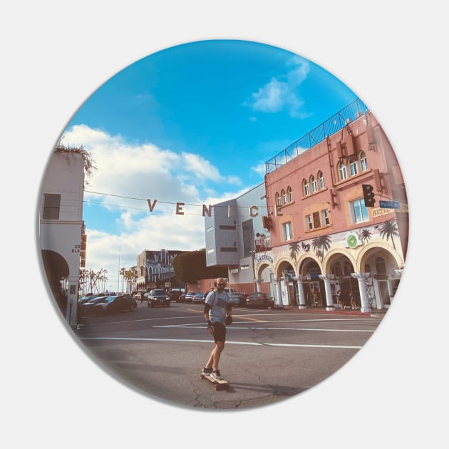 Photograph of skateboarder in Venice, Los Angeles, United States Pin by keeplooping