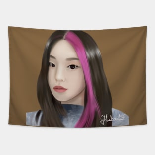 ITZY YEJI ART PRINT (FAN ART) Tapestry