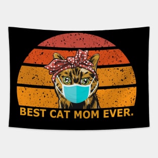 Best Cat Mom Ever Tapestry