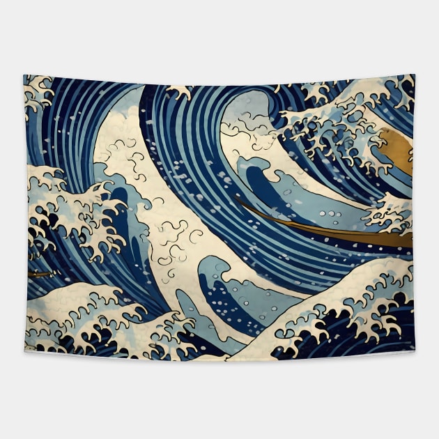 Masculine Wave Tapestry by Acid_rain