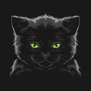 Cool cat face T-Shirt