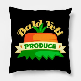 Bald Yeti Produce Pillow