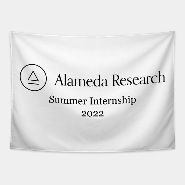 Alameda Research Summer Internship - Funny Crypto FTX SBF Cryptocurrency Design Tapestry by TheMemeCrafts