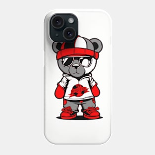 Patchwork the bear Phone Case