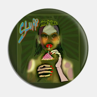 Milkshake drinker Pin