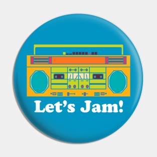 Let's Jam Pin