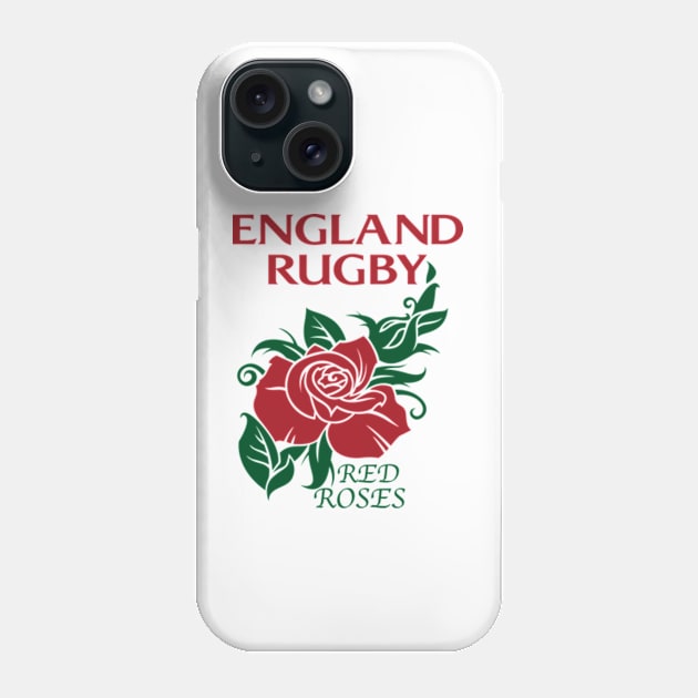 England Women's Rugby Team English Roses Phone Case by CGD