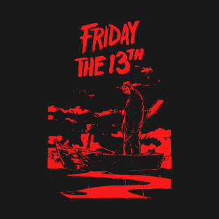 Friday on Red T-Shirt