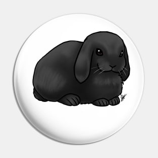 Small Mammal - Rabbit - Holland Lop Black Pin