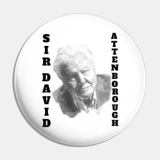 Naturalist Sir David Attenborough Pin