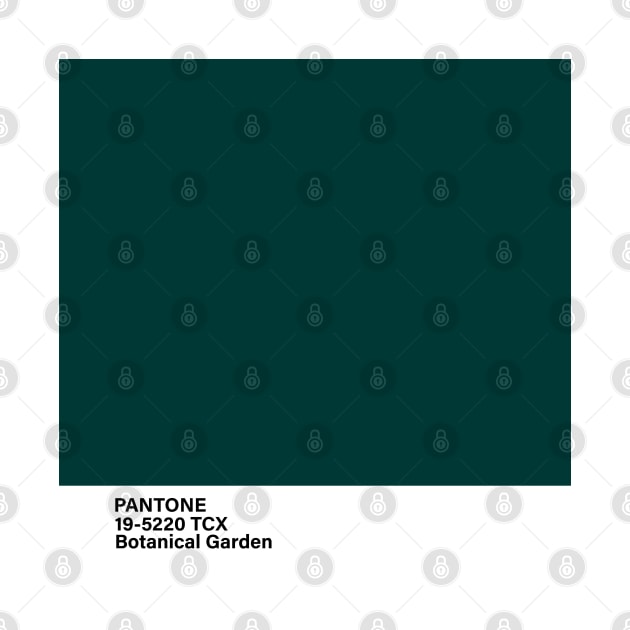 pantone 19-5220 TCX Botanical Garden by princessmi-com