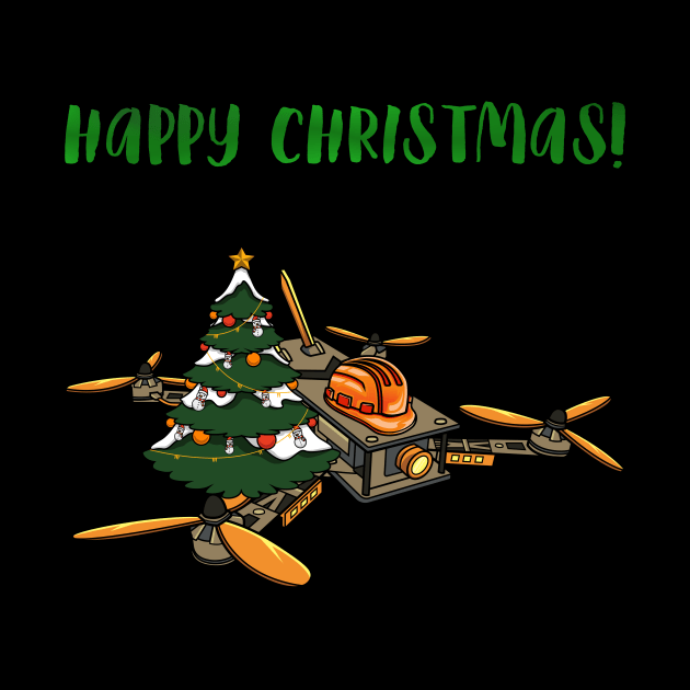 Drone #4 Christmas Edition by Merch By Engineer