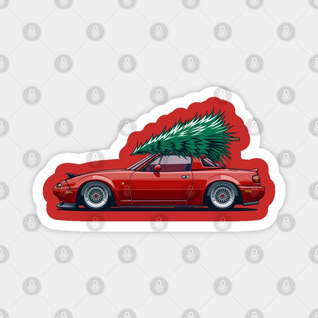 Miata MX5 Magnet by Markaryan