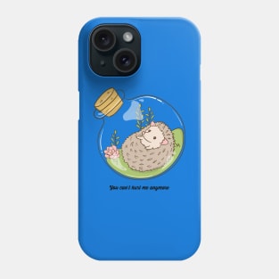 Cute animal in bottle Phone Case