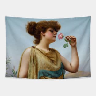 The Fragrant Rose by John William Godward Tapestry