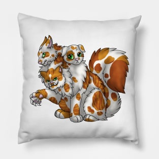 CerPURRus: Ginger Bicolor Tabby Pillow