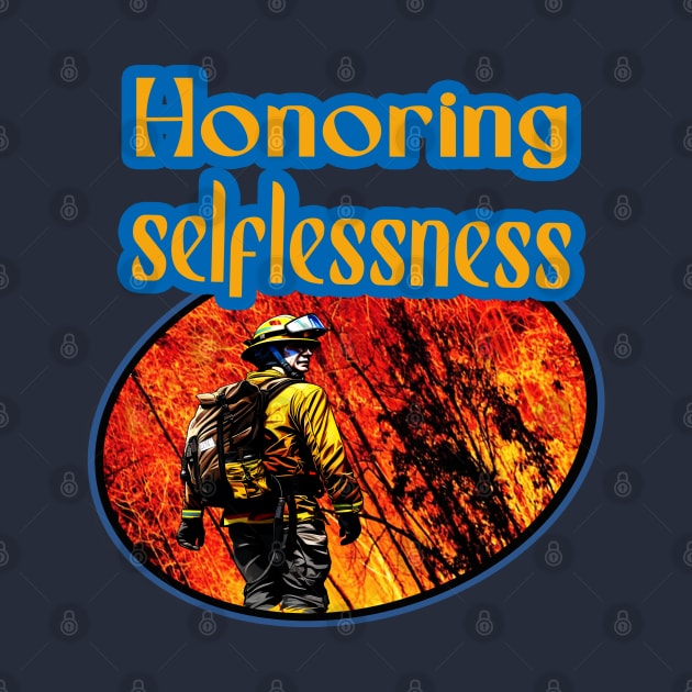 Honoring selflessness: Firefighter by shop chak