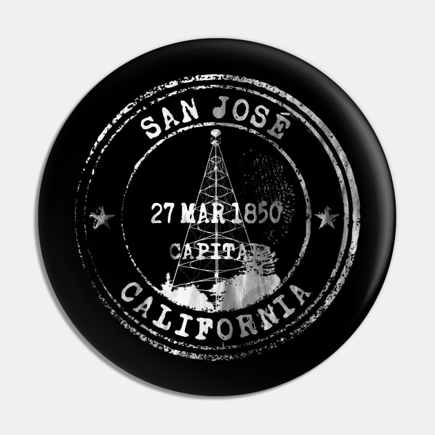 San Jose Pin by KnuckleTonic