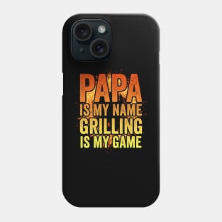 Funny Grilling Dad BBQ Season 4th Of July Phone Case