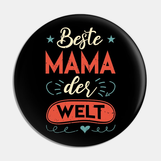 Beste Mama der Welt Pin by Peco-Designs