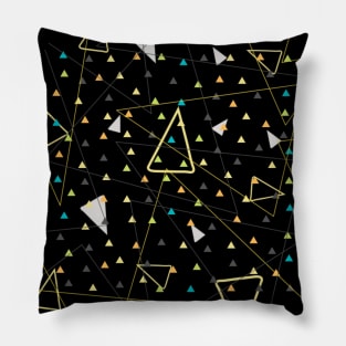 Triangle Madness Pillow