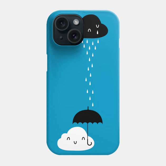 A Cloudy Day Phone Case by demonigote