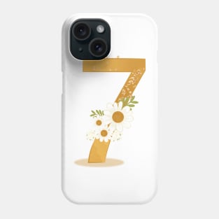 Number 7 Phone Case