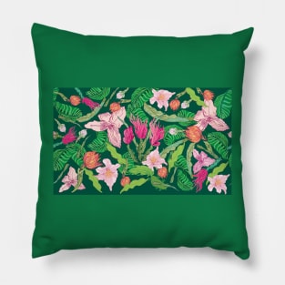 Tropical Hawaiian Florals Pillow