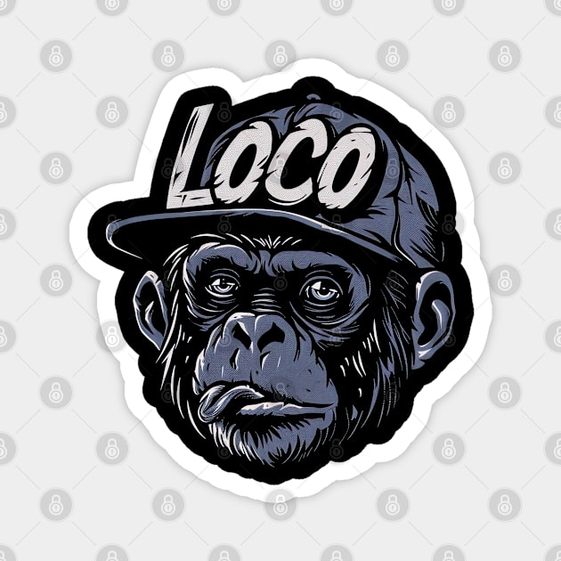 Loco Ape Magnet by obstinator