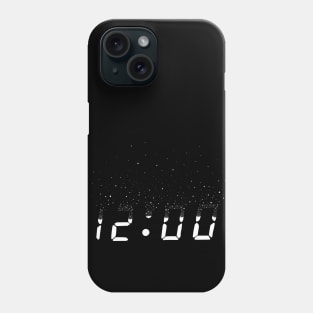 when the clock strikes 12- new day, new beginning Phone Case