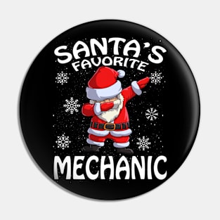 Santas Favorite Mechanic Christmas Pin