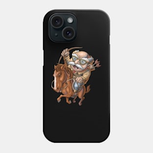 diabeetus riding out of an explosion in the movie hard target Phone Case