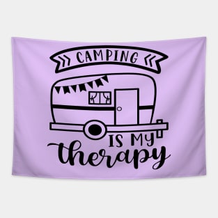 Camping Is My Therapy Camper RV Tapestry